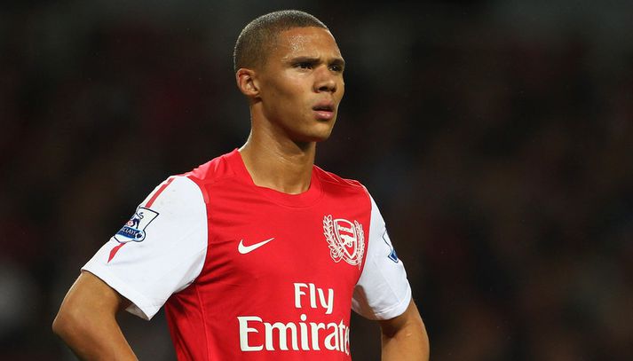 Kieran Gibbs í leik með Arsenal.