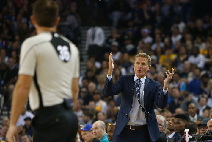 Steve Kerr mótmælir dómi.