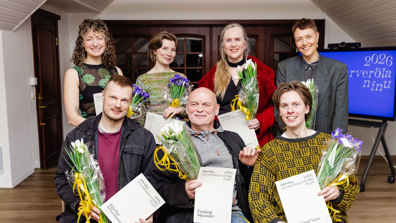 Finn­bogi hlaut Ís­lensku mynd­listar­verð­launin fyrir Skjálfta