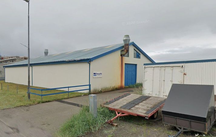 Frá fiskvinnslu Hnýfils.
