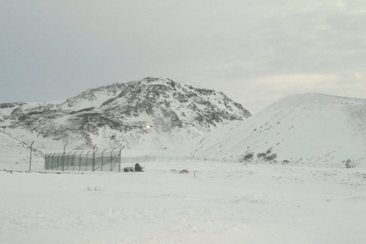 Björgunarsveitir leituðu manns á Helgafelli.