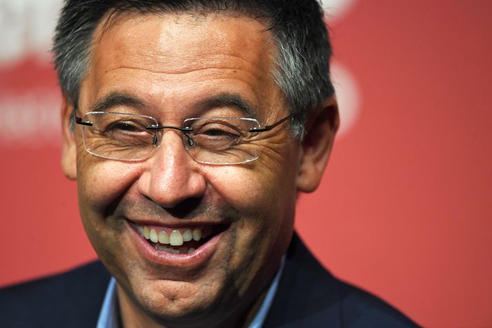 Josep Maria Bartomeu hætti sem forseti Barcelona í lok október eða áður en kjörtímabil hans rann út.