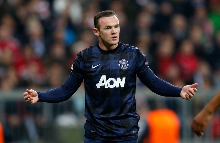 Manchester United borgar Wayne Rooney 300.000 pund eða 57 milljónir króna á viku fyrir að spila fótbolta.