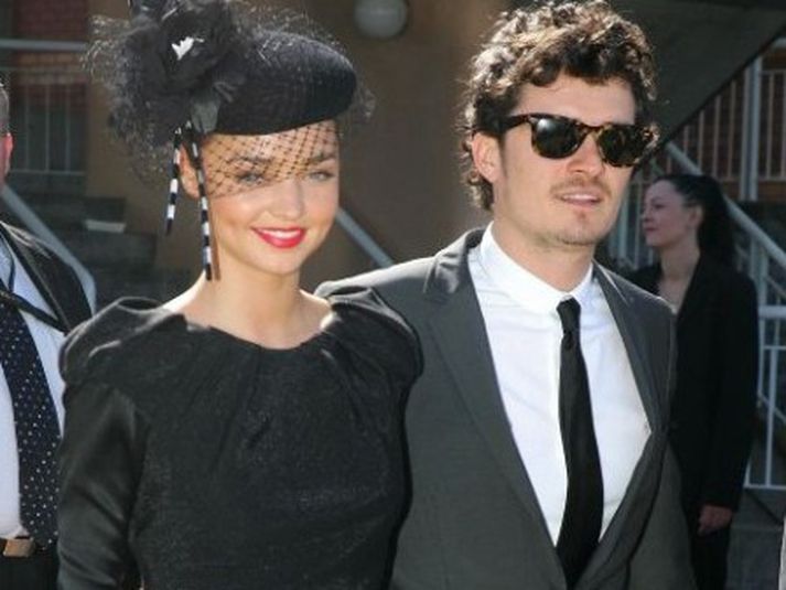Miranda Kerr og Orlando Bloom.