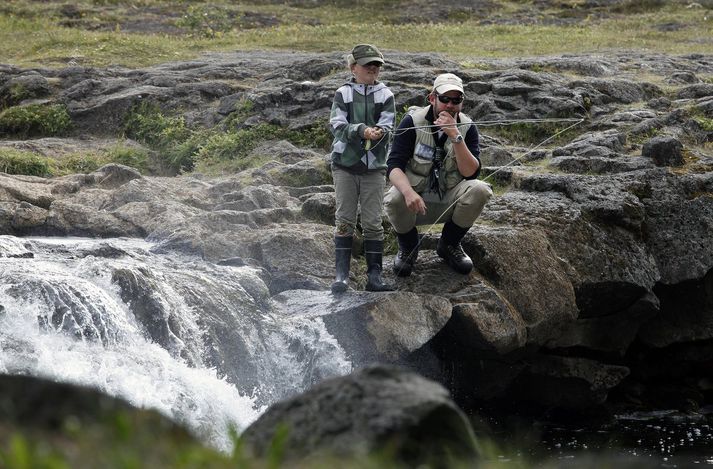 Laxastofn Elliðaánna er á tyllidögum sagður ein af skrautfjöðrum borgarinnar. 