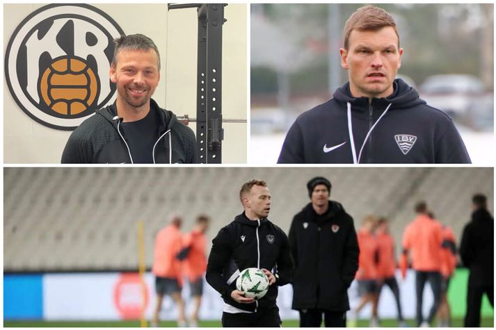 KR-ingurinn Guðjón Örn, Eyjamaðurinn Elías Árni og Víkingurinn Kári eru meðal fitness þjálfara Bestu deildar karla í fótbolta.