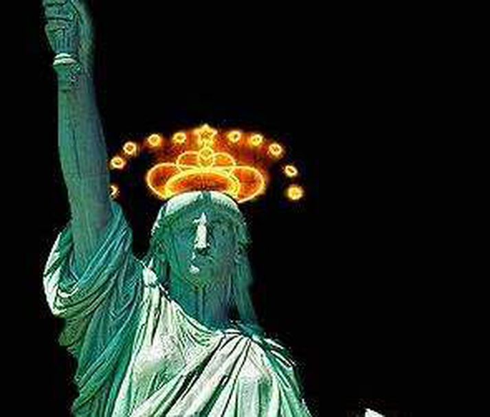 Táknmynd sýningar sjálfstæðra myndlistarsamtaka í New York þar sem Kling og Bang-liðar eru í góðum hópi.