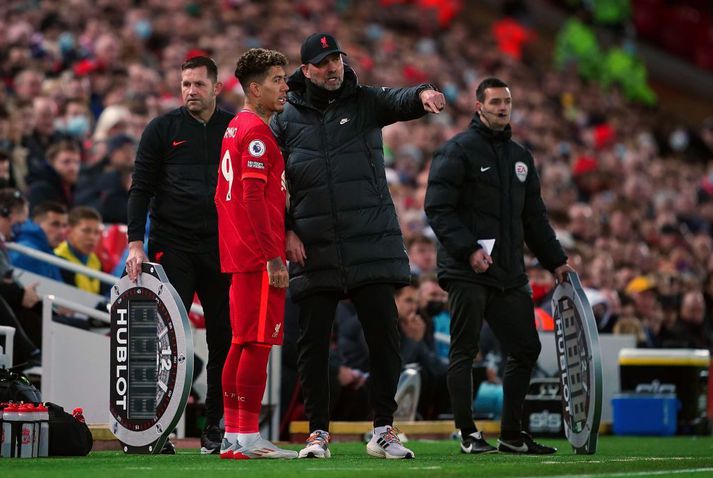 Jürgen Klopp getur fagnað því í dag að mega gera fimm skiptingar í hverjum leik á næstu leiktíð.