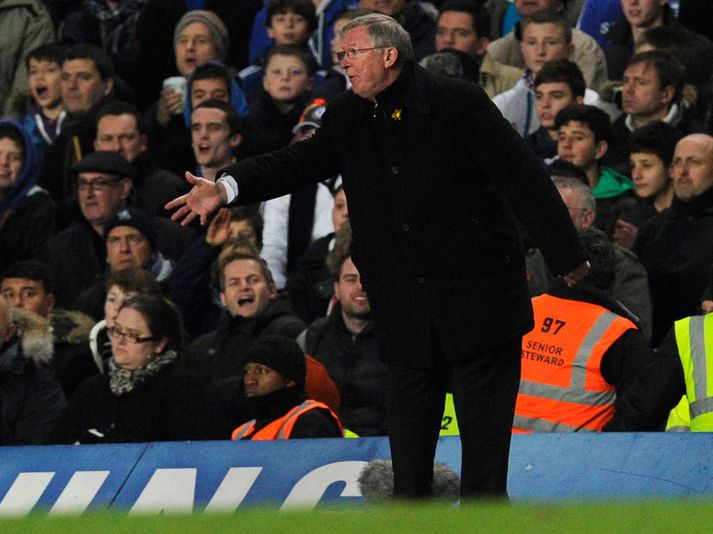 Sir Alex Ferguson, stjóri Manchester United.