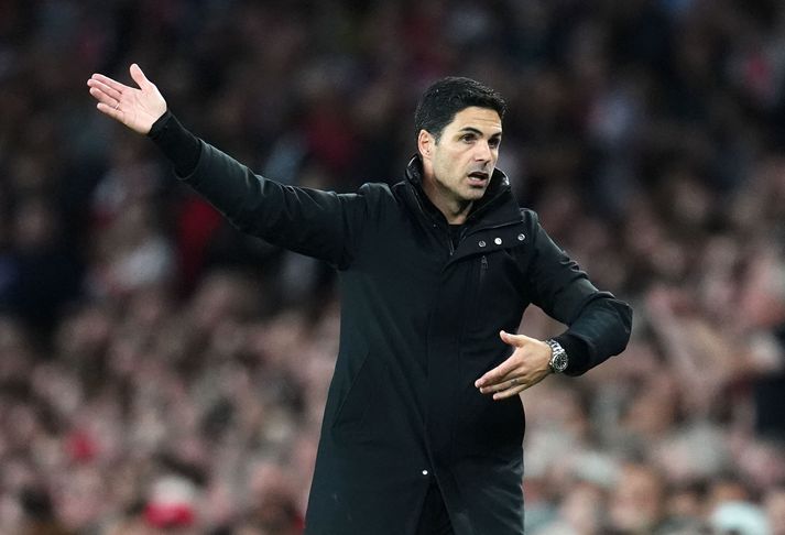 Þrátt fyrir tap var Mikel Arteta nokkuð sáttur við frammistöðu Arsenal í fyrri leiknum gegn Paris Saint-Germain.