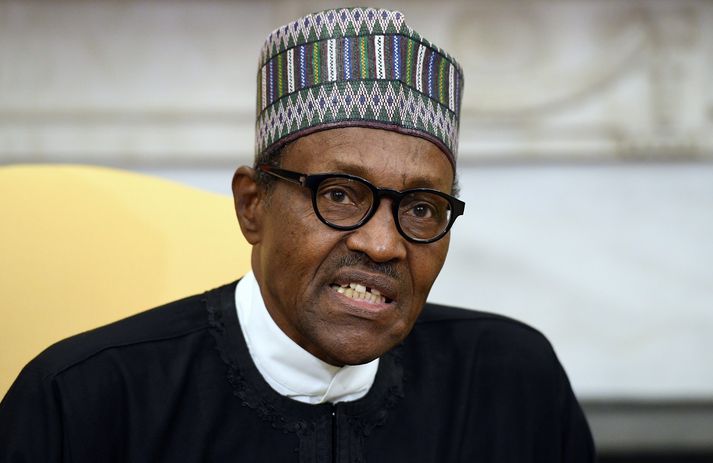Muhammadu Buhari var kjörinn forseti Nígeríu árið 2015.