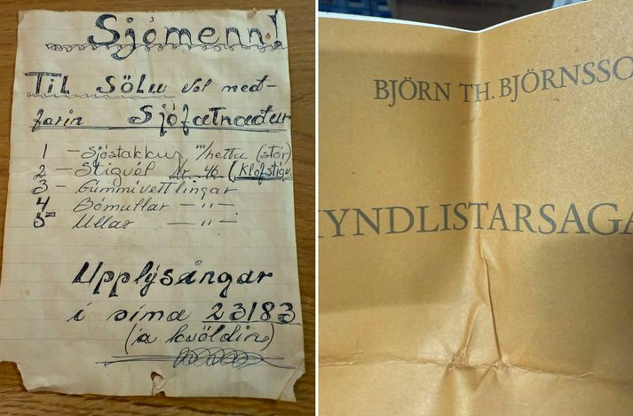 Þetta er meðal þess sem hefur fundist í veggjum Kaffivagnsins.