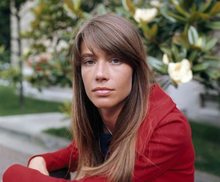 Françoise Hardy lést í gær áttræð að aldri.
