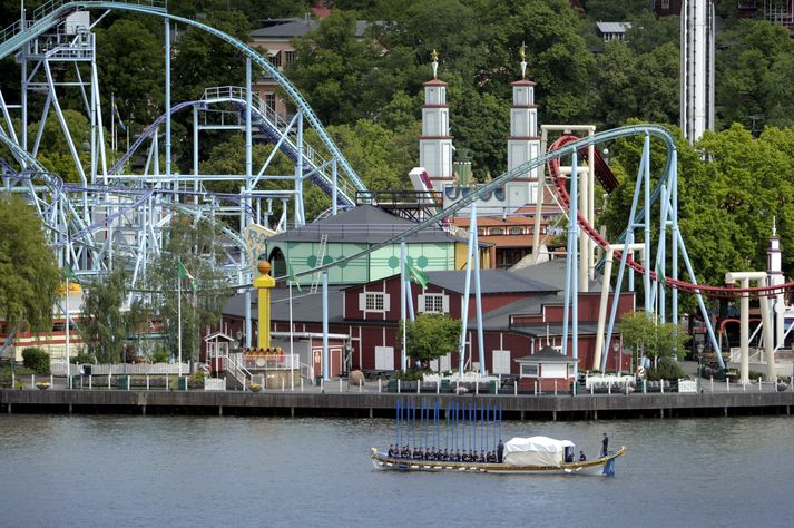 Um ein og hálf milljón manna sækja skemmtigarðinn Gröna Lund í Stokkhólmi á ári hverju.