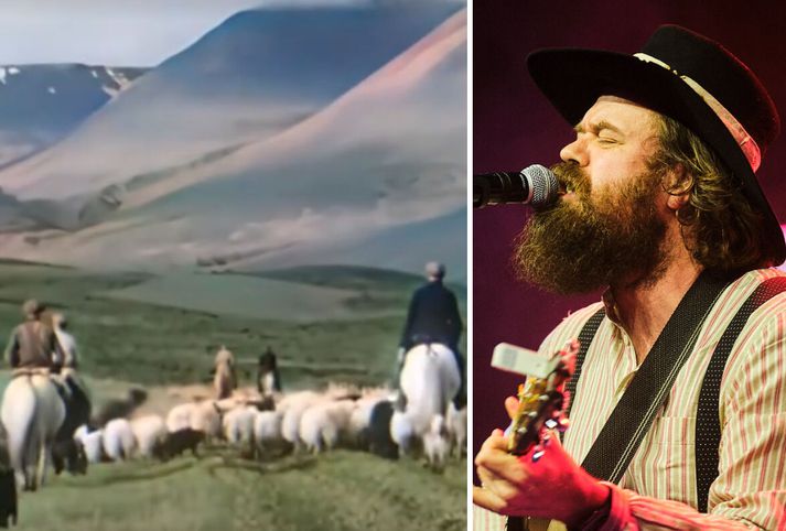 Myndbandið sem um ræðir er sett saman úr gömlu myndbandi frá Íslandi og lag Mugisons, Stingum af, er spilað undir.