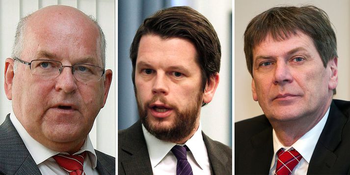 Kristján L. Möller, Guðmundur Steingrímsson og Brynjar Níelsson vilja þjóðarátak um byggingu nýs Landspítala við Hringbrau.