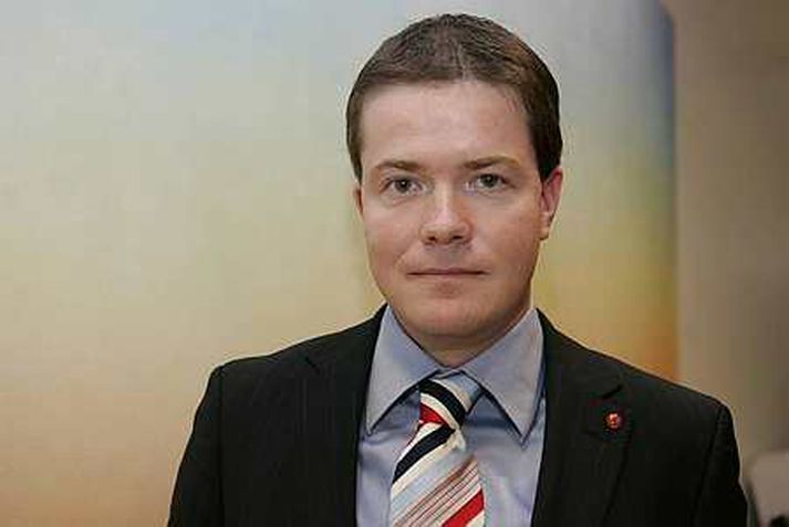 Björgvin G. Sigurðsson, viðskiptaráðherra.