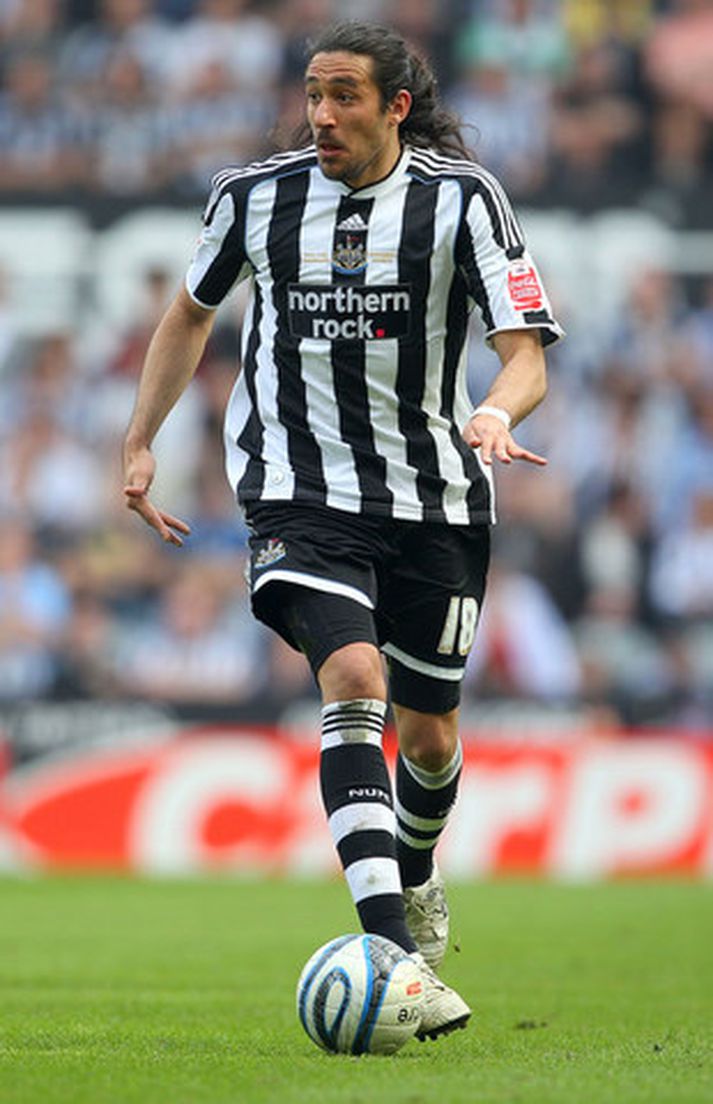 Jonas Gutierrez í leik með Newcastle.