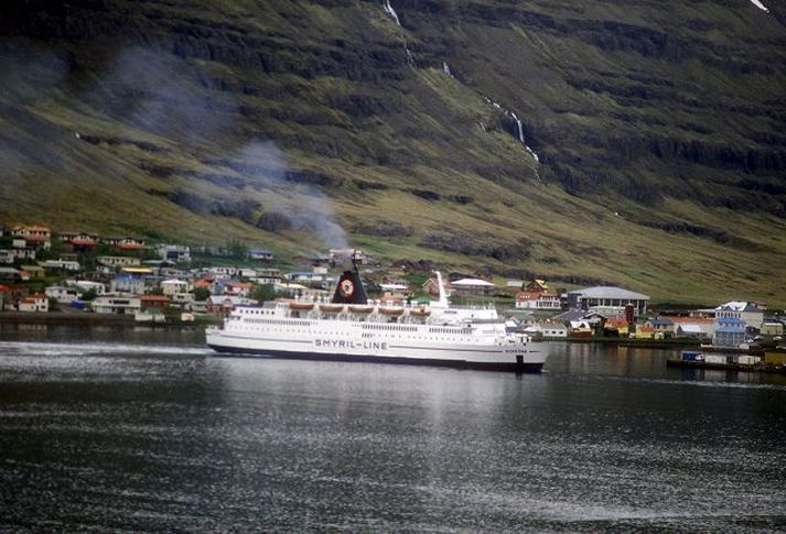 Norræna Seinkun varð á komu ferjunnar.