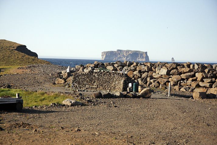 Myndin er úr safni. Drangey í Skagafirði.