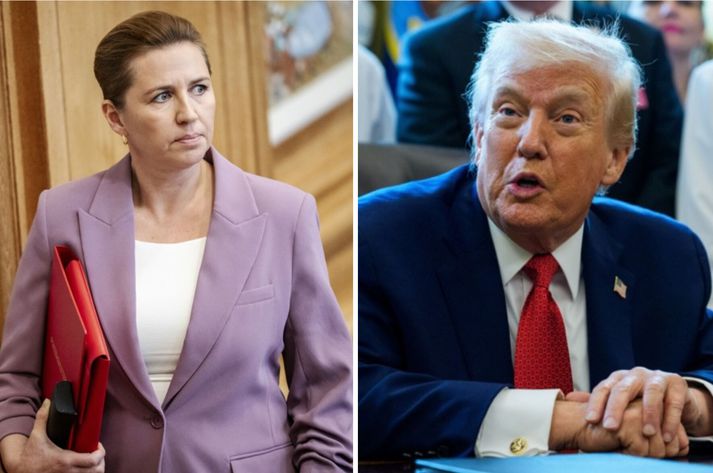 Mette Fredriksen er ekki ánægð með bandaríska forsetann.