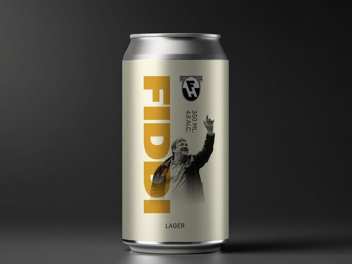 Fidda-bjórinn sem FH ætlar að selja.