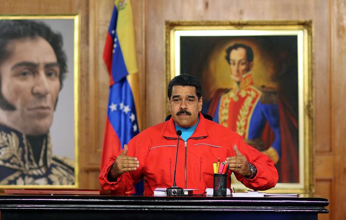 Nicolas Maduro, forseti Venesúela.