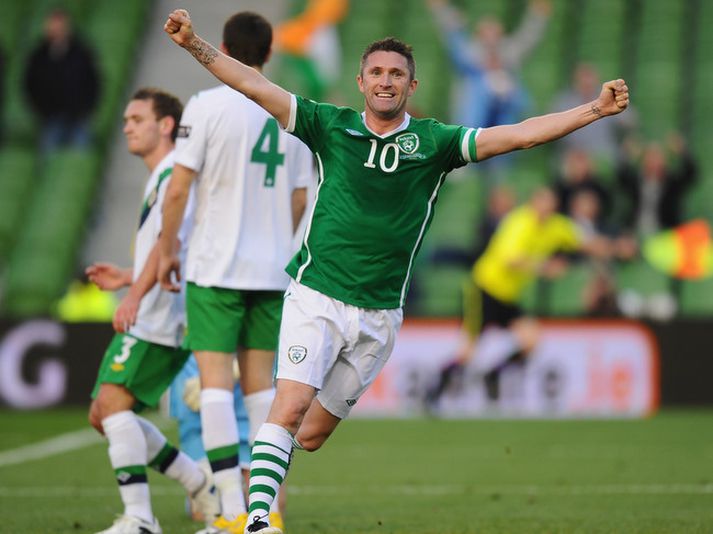Robbie Keane hefur skorað fimm mörk í leikjum Íra í riðlinum.