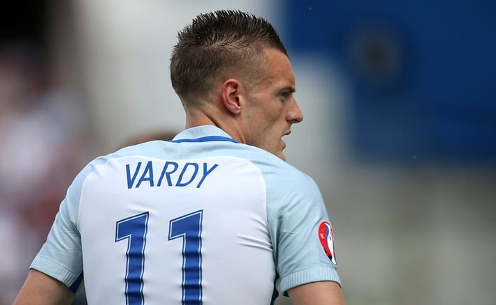 Vardy í leiknum gegn Wales.