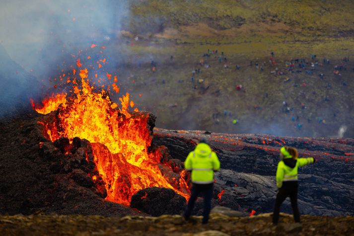 Eldgos í Geldingadal á Reykjanesi