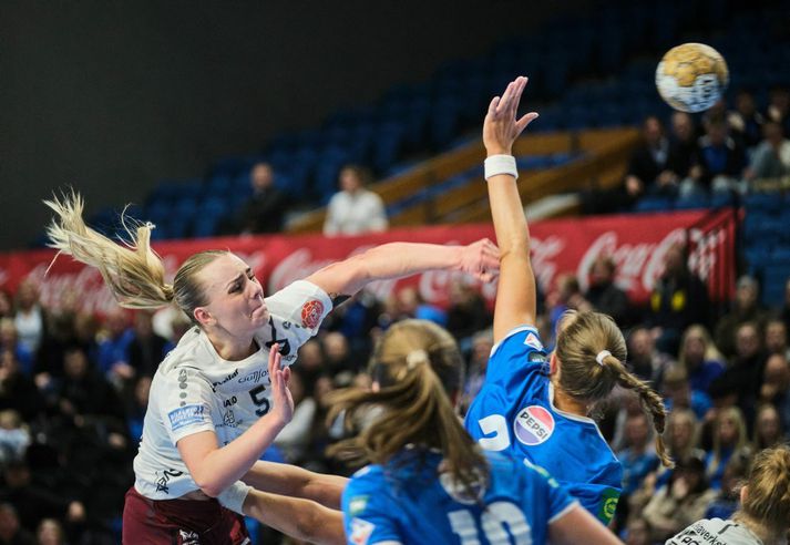Tinna Sigurrós Traustadóttir í leik gegn verðandi samherjum sínum í Stjörnunni.