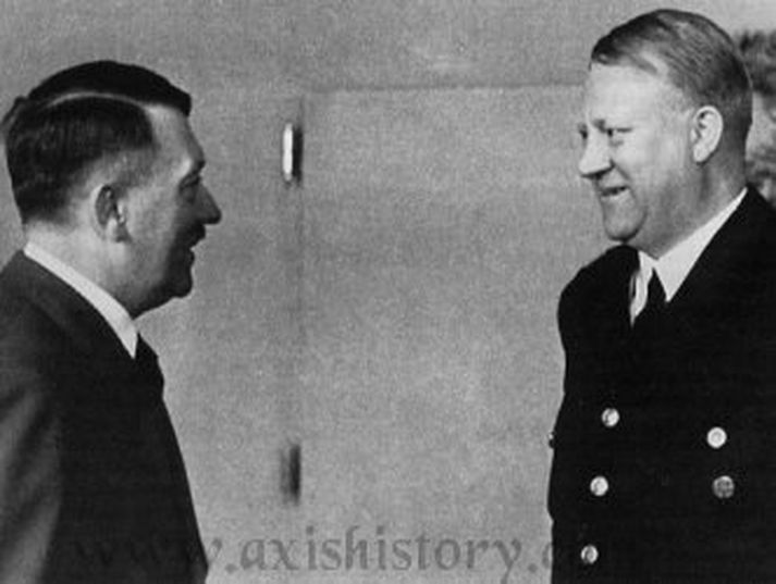 Quisling hittir foringjann.