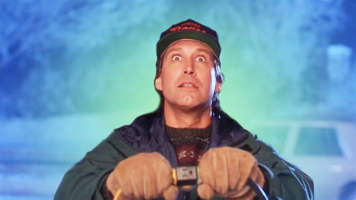 Bandaríkjamenn og Íslendingar munu koma sér fyrir í sófanum þessi jólin eins og önnur og horfa á góðar jólamyndir. Christmas Vacation með Chevy Chase er klassísk.