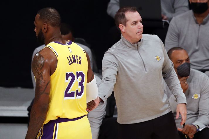 Lebron James og Frank Vogel