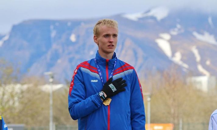 Hlynur Andrésson náði í sitt áttunda Íslandsmet í gærkvöld.