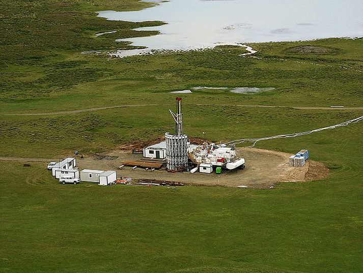 Borað var á Þeistareykjum í fyrra. Nú er fyrirhugað að bora í Bjarnarflagi.