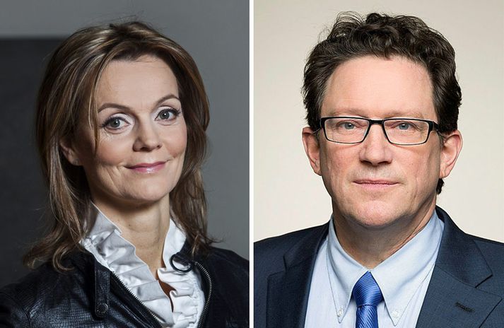 Ásdís Halla Bragadóttir og Kristján Þór Júlíusson.