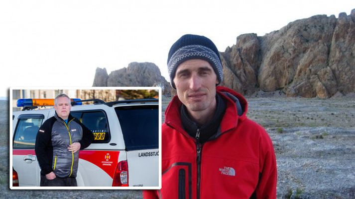 Jónas Guðmundsson, verkefnastjóri, segir veður ágætt en haust sé komið á svæðinu.