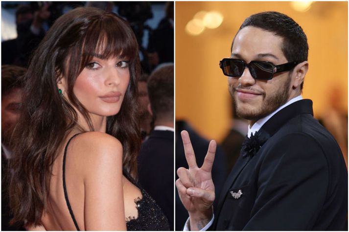 Emily Ratajkowski og Pete Davidson hafa sést saman undanfarnar vikur.