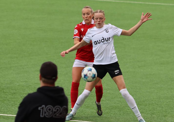 Thelma Karen Pálmadóttir hefur skorað átta mörk í Bestu deildinni í sumar auk tveggja marka í Mjólkurbikarnum.