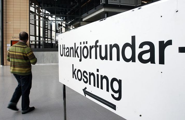 utankjörfundur Þjóðaratkvæðagreiðslan er þegar hafin. Að öllu óbreyttu verður kjördagur á laugardag. fréttablaðið/stefán