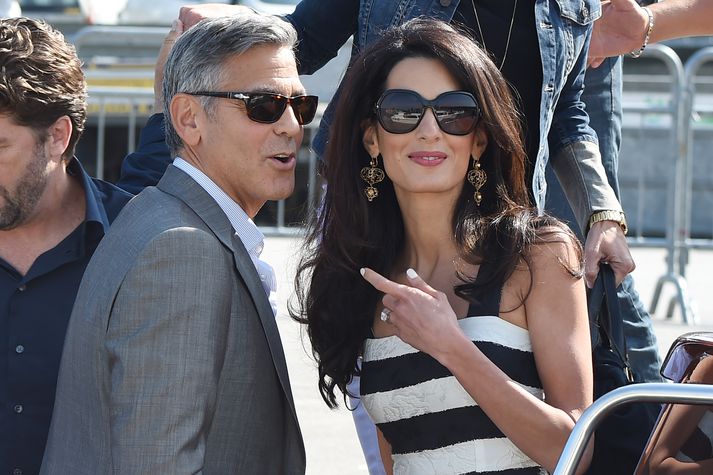 George og Amal.