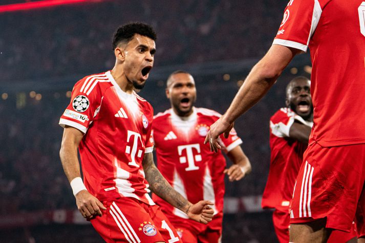 Luis Díaz varð enskur meistari með Liverpool í fyrravor og þýskur meistari með Bayern München í dag.