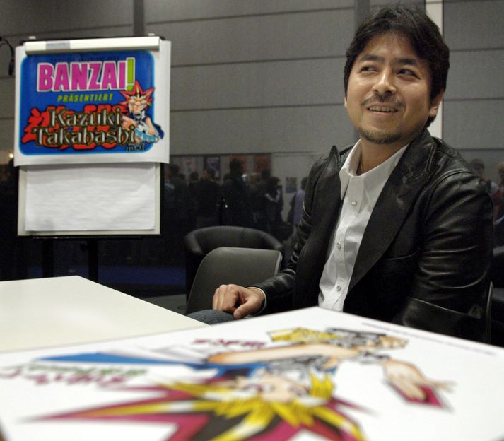 Kazuki Takahashi skapaði Yu-Gi-Oh! teiknimyndasögurnar.