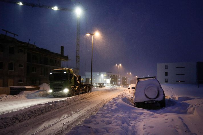 Dæmi eru um að starfsmenn Póstsins hafi meiðst í hálku og lausum snjó.