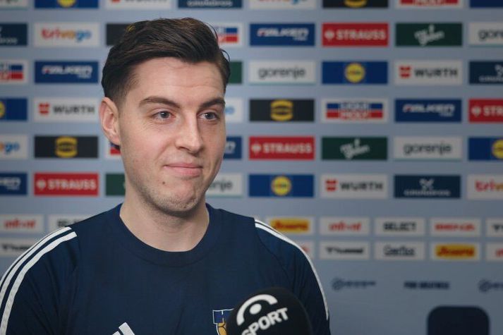 Orri Freyr mætti ferskur til leiks og hlakkar til næsta verkefnis.