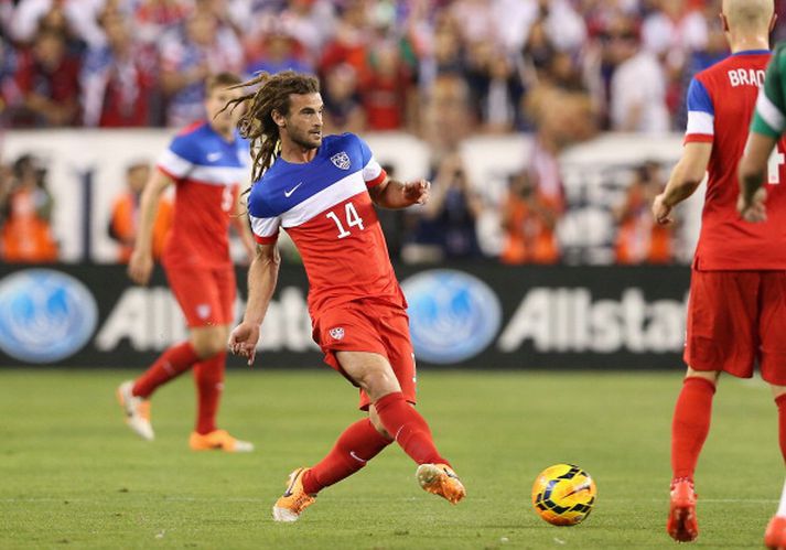 Kyle Beckerman valdi knattspyrnuna fram yfir glímuna.