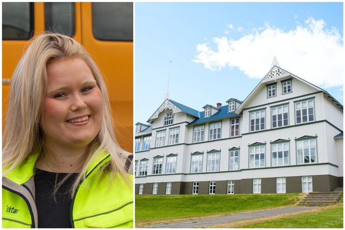 Krista Sól Guðjónsdóttir, forseti Skólafélagsins Hugins, er í hópi margra MA-inga sem eru mótfallnir sameiningu framhaldsskólanna tveggja á Akureyri. 