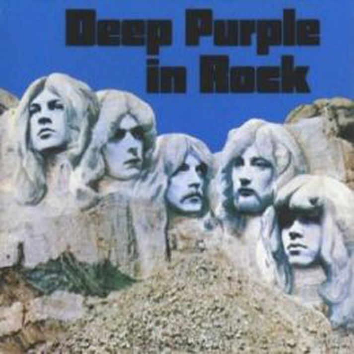 Plötuumslag plötunnar Deep Purple in Rock sem kom út 1970