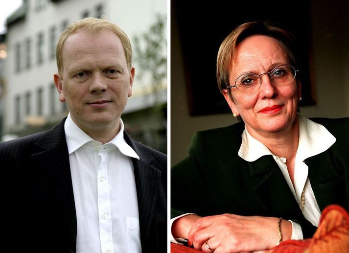 Illugi gunnarsson og Valgerður Bjarnadóttir